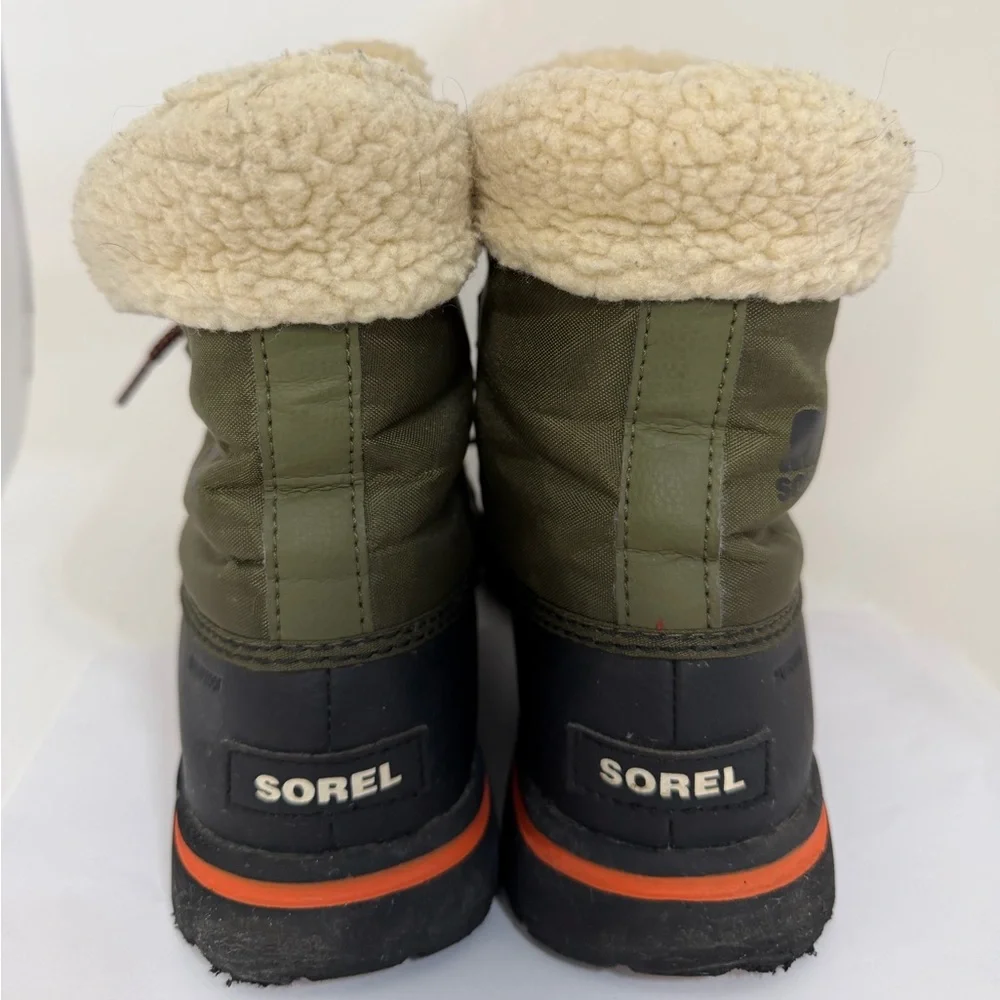 Sorel Cozy Carnival Waterproof Boots Olive Green